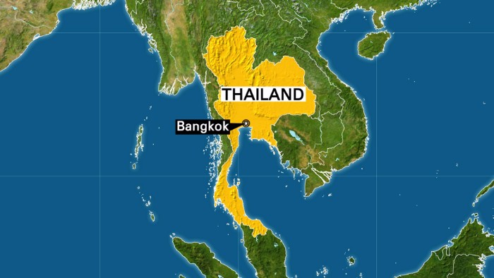 thajsko mapa